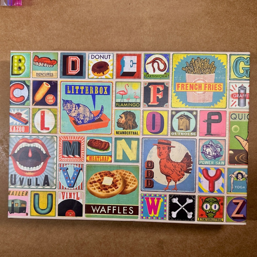 Genuine Fred XYZ Blocks puzzle 1000 piece